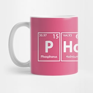 Phony (P-Ho-N-Y) Periodic Elements Spelling Mug